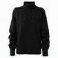 🧶 Cozy Cable-Knit Style | Turtleneck Pullover Sweater