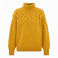 🧶 Cozy Cable-Knit Style | Turtleneck Pullover Sweater