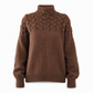 🧶 Cozy Cable-Knit Style | Turtleneck Pullover Sweater