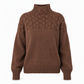 🧶 Cozy Cable-Knit Style | Turtleneck Pullover Sweater