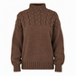 🧶 Cozy Cable-Knit Style | Turtleneck Pullover Sweater