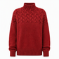 🧶 Cozy Cable-Knit Style | Turtleneck Pullover Sweater