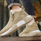 👟 Zip On & Go | Men's Warm PU Leather Casual Sneakers ⚡ Free Shipping