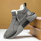 👟 Zip On & Go | Men's Warm PU Leather Casual Sneakers ⚡ Free Shipping
