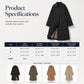 🧥 Vintage Tailoring, Easy Layers | Women's Single-Breasted Long Trench Coat
