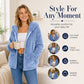 ☁️ Plush Warmth, Easy Coverage | Women's Fuzzy Hooded Jacket ⚡ Free Shipping