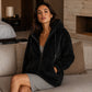 ☁️ Plush Warmth, Easy Coverage | Women's Fuzzy Hooded Jacket ⚡ Free Shipping