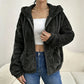 ☁️ Plush Warmth, Easy Coverage | Women's Fuzzy Hooded Jacket ⚡ Free Shipping