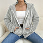 ☁️ Plush Warmth, Easy Coverage | Women's Fuzzy Hooded Jacket ⚡ Free Shipping
