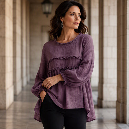 ✨ Fringe That Moves With You | Women's Loose-Fit Boho Fringe Top