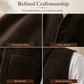 ✨ Vintage Smart Style | Men's Textured V-Neck Casual Waistcoat