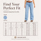 👖 Raw-Edge Detail, Flattering Flow | Women's Stretch Wide-Leg Jeans
