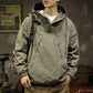 🌬️ Built for Everyday Weather | Men's Windproof Hooded Anorak Jacket