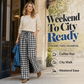 👖 Plaid Made Easy | Women's Pull-On Straight-Leg Pants with Pockets