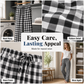 👖 Plaid Made Easy | Women's Pull-On Straight-Leg Pants with Pockets