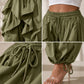 ✨ Sculpted Style | Women's Ruffle-Panel Lantern Cargo Jogger Pants