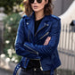 🖤 Moto Edge, Flattering Fit | Women's Cropped PU Leather Biker Jacket