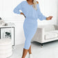 ✨ Two Pieces, More Ways to Wear | Women's Off-Shoulder Sweatshirt & Camisole Dress Set