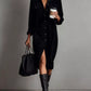 🤎 Rich Corduroy Texture, Easy Button-Up Style | Women's Casual Shirt Dress