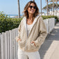 🐆 Leopard Detail, Easy Zip-Up Style | Women's Casual Hoodie