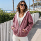 🐆 Leopard Detail, Easy Zip-Up Style | Women's Casual Hoodie
