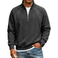 🧥 Refined Warmth, Easy Everyday Fit | Men's Half-Zip Stand-Collar Sweatshirt