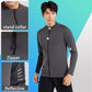 🌙 Reflective Performance | Men's Stand-Collar Jacket & Slim-Fit Pants Set