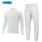 🌙 Reflective Performance | Men's Stand-Collar Jacket & Slim-Fit Pants Set