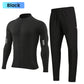 🌙 Reflective Performance | Men's Stand-Collar Jacket & Slim-Fit Pants Set