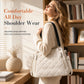 👜 More Space, Less Clutter | Women's Quilted 3-Way Shoulder Bag