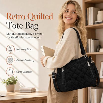 👜 More Space, Less Clutter | Women's Quilted 3-Way Shoulder Bag