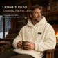 ❄️ LIMITED-TIME 50% OFF! 💨 Men's Fleece-Lined Jacquard Hooded Pullover — Warm Winter Casual Hoodie 🧥