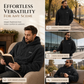 ❄️ LIMITED-TIME 50% OFF! 💨 Men's Fleece-Lined Jacquard Hooded Pullover — Warm Winter Casual Hoodie 🧥