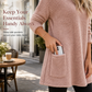☁️ Cozy Warmth, Easy Everyday Style | Women's Brushed-Lined Pocket Top
