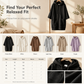 ☁️ Relaxed Drape, Deep Pockets | Women's Oversized Hooded Knit Sweatshirt
