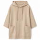 ☁️ Relaxed Drape, Deep Pockets | Women's Oversized Hooded Knit Sweatshirt