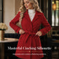 🧥 Cinched Waist, Polished Silhouette | Women's Belted Single-Breasted Coat ⚡ Free Shipping