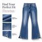 👖 Shape & Stretch in Every Step | Women's High-Waist Retro Flare Jeans