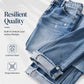 👖 Vintage Distressing, Flattering Straight Fit | Women's High-Rise Jeans ⚡ Free Shipping
