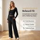💫 Flattering Square Neck, Effortless Two-Piece Style | Women's Wide-Leg Set ⚡ Free Shipping