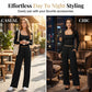 💫 Flattering Square Neck, Effortless Two-Piece Style | Women's Wide-Leg Set ⚡ Free Shipping