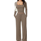 💫 Flattering Square Neck, Effortless Two-Piece Style | Women's Wide-Leg Set ⚡ Free Shipping