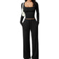 💫 Flattering Square Neck, Effortless Two-Piece Style | Women's Wide-Leg Set ⚡ Free Shipping