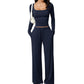 💫 Flattering Square Neck, Effortless Two-Piece Style | Women's Wide-Leg Set ⚡ Free Shipping