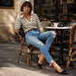 👖 Vintage Edge, Effortless Style | Women's Distressed Ripped Jeans