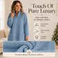 ☁️ Plush Warmth, Easy Half-Zip Style | Women's Pocket Sweatshirt ⚡ Free Shipping