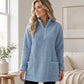☁️ Plush Warmth, Easy Half-Zip Style | Women's Pocket Sweatshirt ⚡ Free Shipping