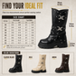 🤎 Western Detail, Steadier Steps | Women's Buckle Platform Ankle Boots ⚡ Free Shipping