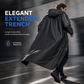 🌧️ Full-Coverage Protection, Lightweight Feel | Long Hooded EVA Raincoat Poncho