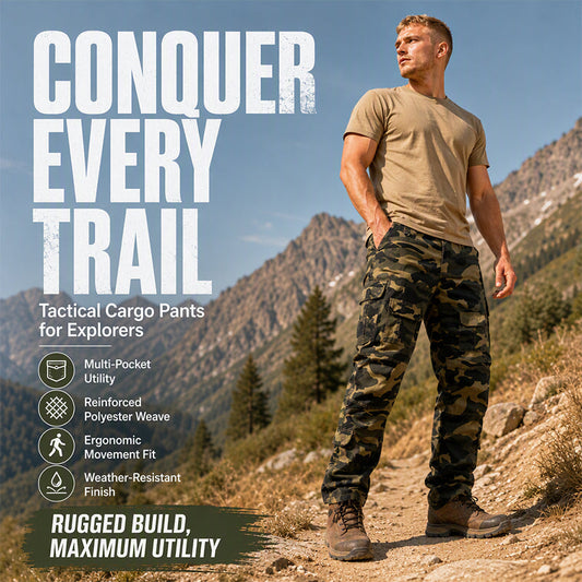 👖 Camo Style, More Storage | Men's Multi-Pocket Cargo Pants